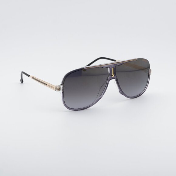 CARRERA Sunglasses 1059/S KB7 (FQ) Grey/Grey Shaded Gold  CARRERA 1059/S 0KB7 FQ Sunglasses Grey/Gold Aviator Frame, Grey Lenses